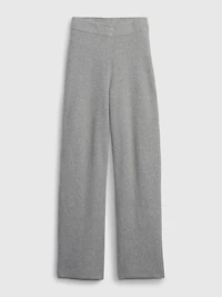 CashSoft Shaker-Stitch Sweater Pants
