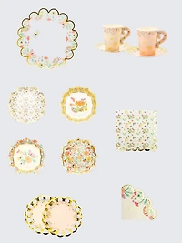 Ma Fete Tea Party Tabletop Mini Party Kit