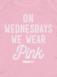 Baby Mean Girls On Wednesdays We Wear Pink Bodysuit