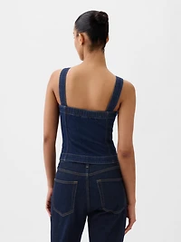 Denim Corset Tank Top