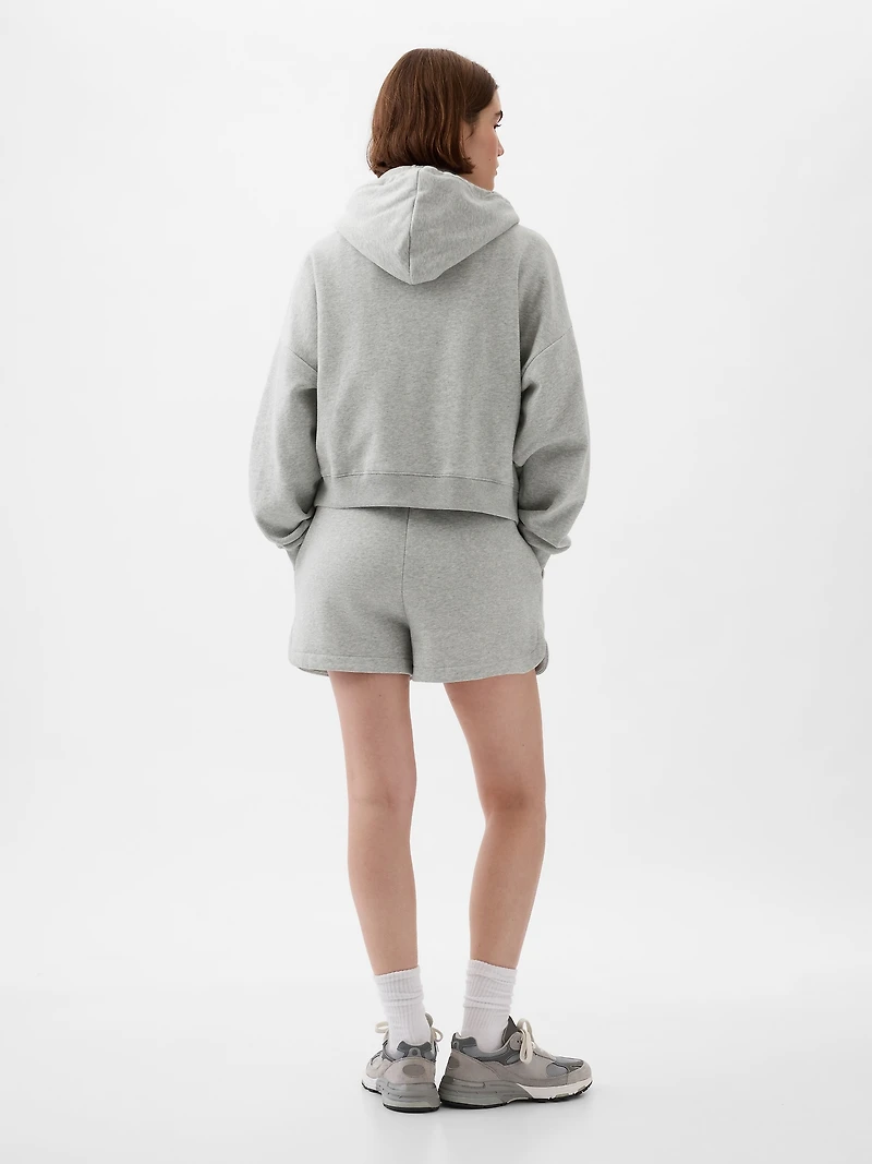 VintageSoft Crop Hoodie