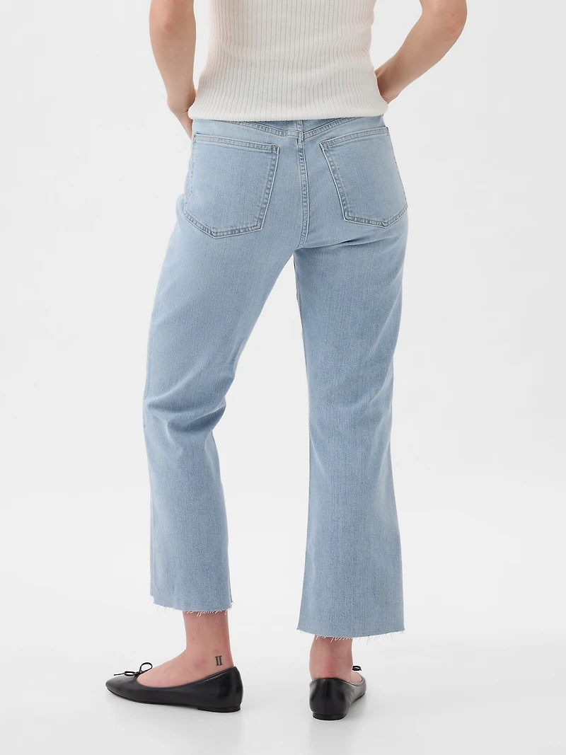 High Rise Kick Fit Jeans