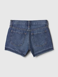 Kids Low Rise Stride Denim Shorts