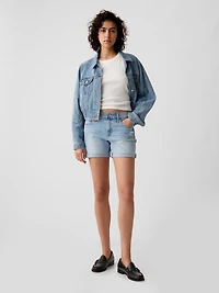 5" Mid Rise Girlfriend Shorts
