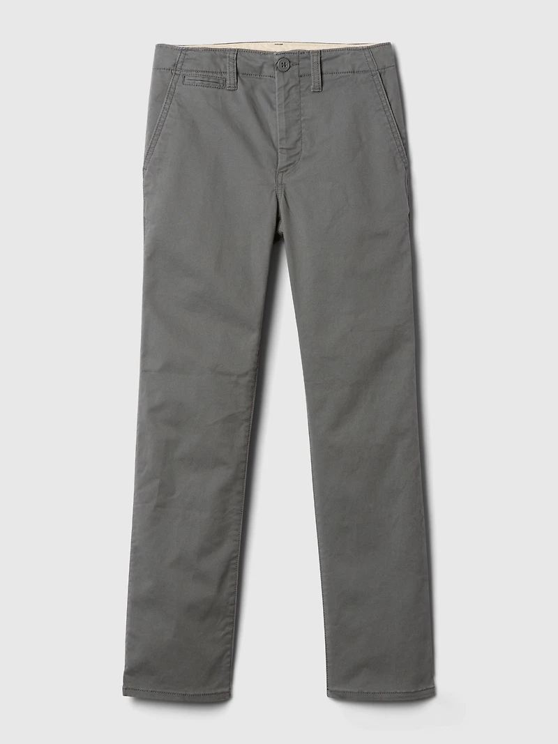 Kids Uniform Straight-Fit Stretch Khakis