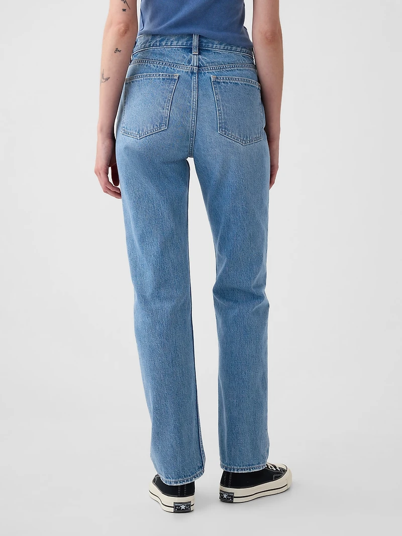 High Rise Rigid '90s Straight Jeans
