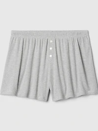 Mini Rib Relaxed PJ Shorts