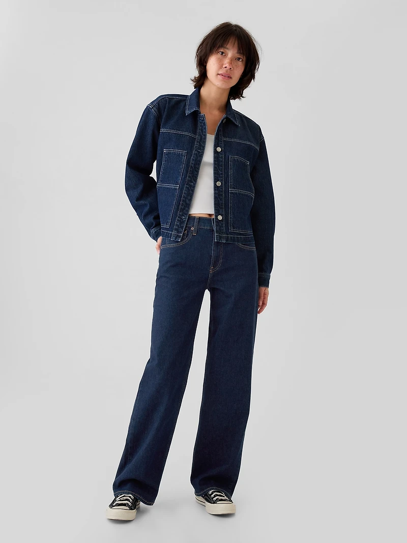 Mid Rise '90s Loose Cargo Jeans