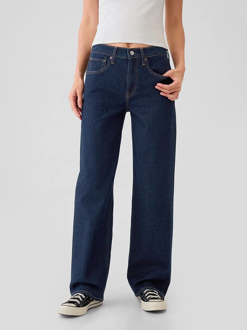 Mid Rise '90s Loose Cargo Jeans