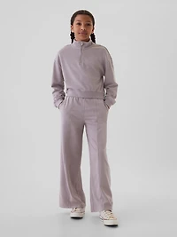 Kids VintageSoft Half-Zip Crop Pullover