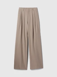 365 High Rise Brushed Twill Pleated Trousers
