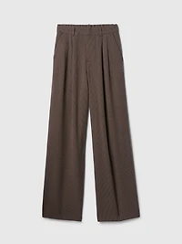 365 High Rise Brushed Twill Pleated Trousers