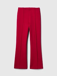 High Rise Double Knit Crop Kick Pants