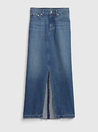 Denim Maxi Skirt