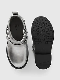 Baby & Toddler Metallic Moto Boots