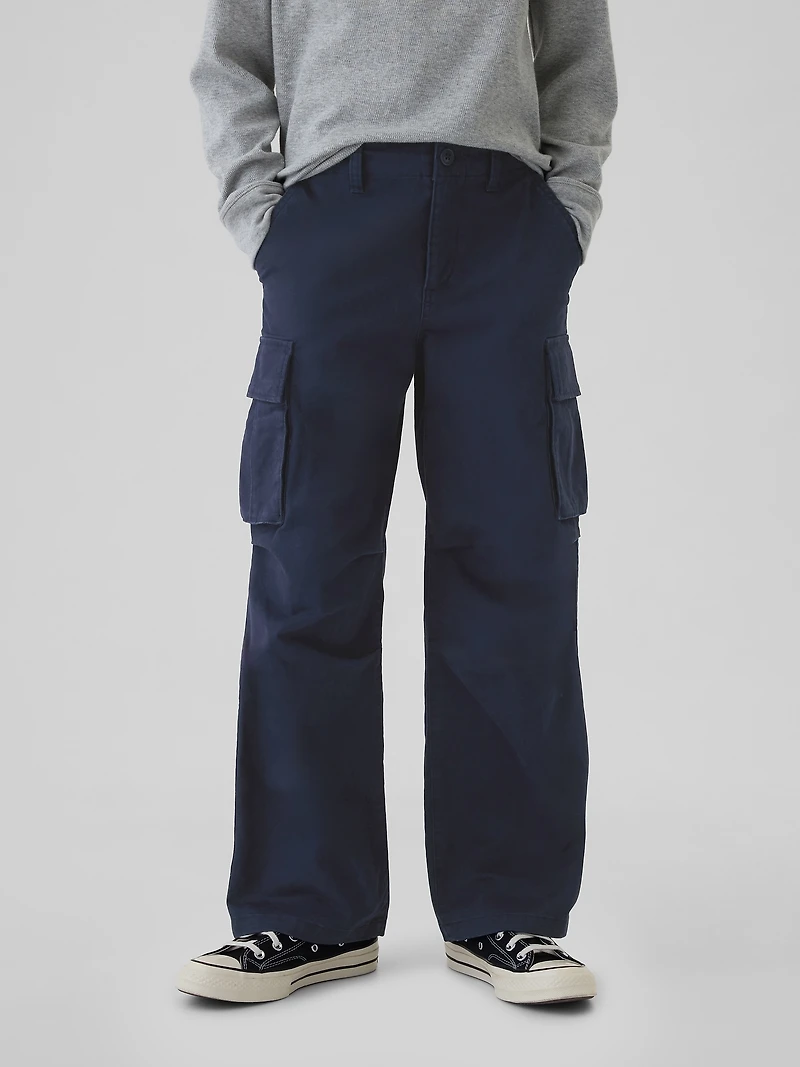 Kids Cargo Baggy Pants