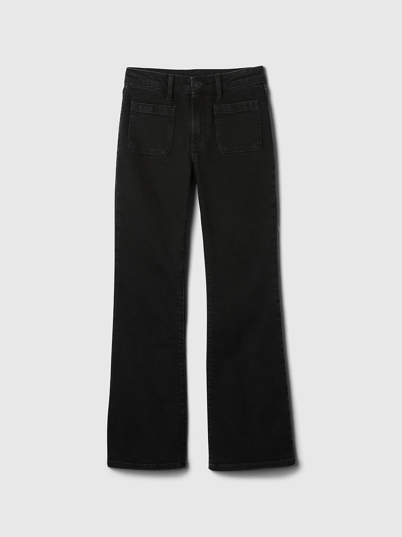 Kids High Rise '70s Flare Jeans