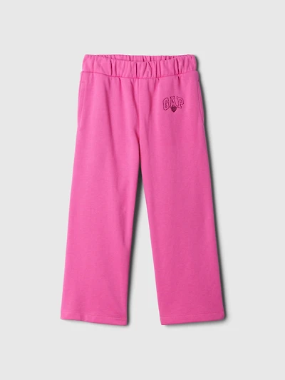 Baby & Toddler VintageSoft Wide-Leg Logo Sweatpants