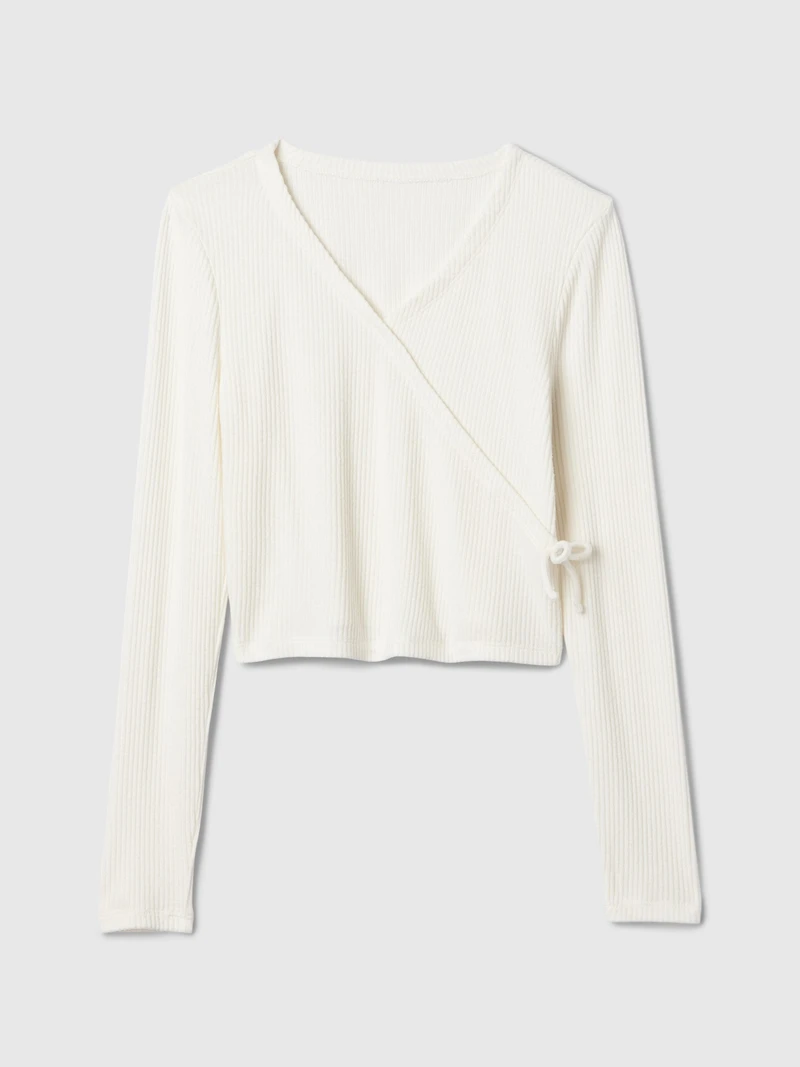 Kids Rib Wrap Top