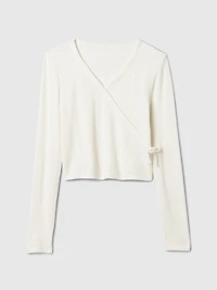 Kids Rib Wrap Top