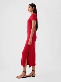 Modern Rib Maxi T-Shirt Dress