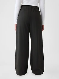 365 High Rise Brushed Twill Pleated Trousers