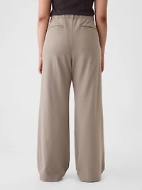 365 High Rise Brushed Twill Pleated Trousers