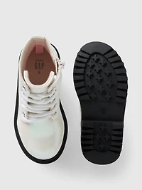Baby & Toddler Metallic Lace-Up Boots