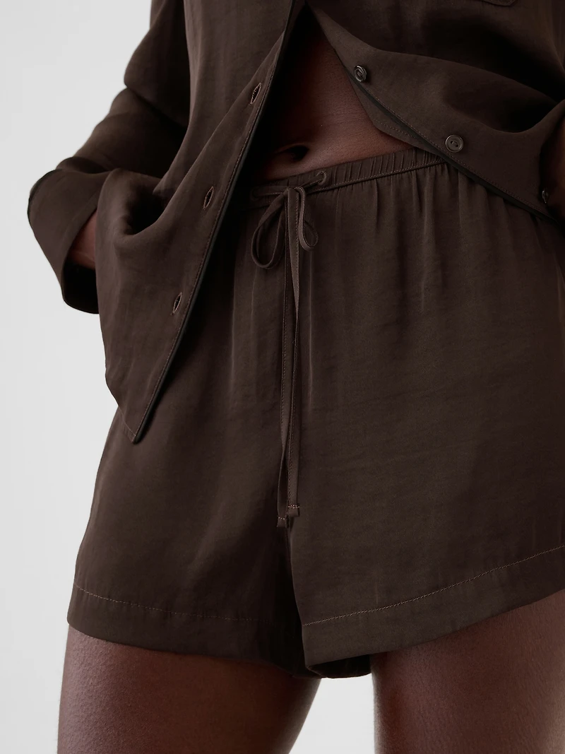 Satin PJ Shorts