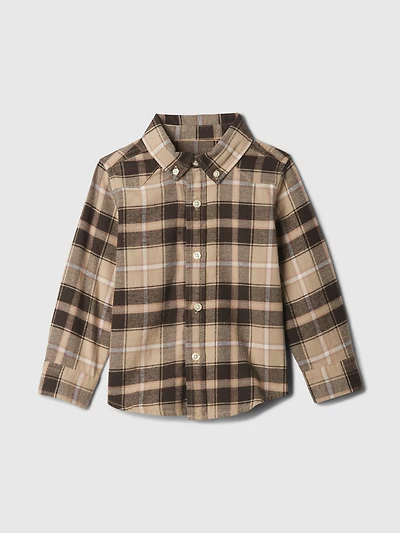 Baby & Toddler Organic Cotton Flannel Shirt