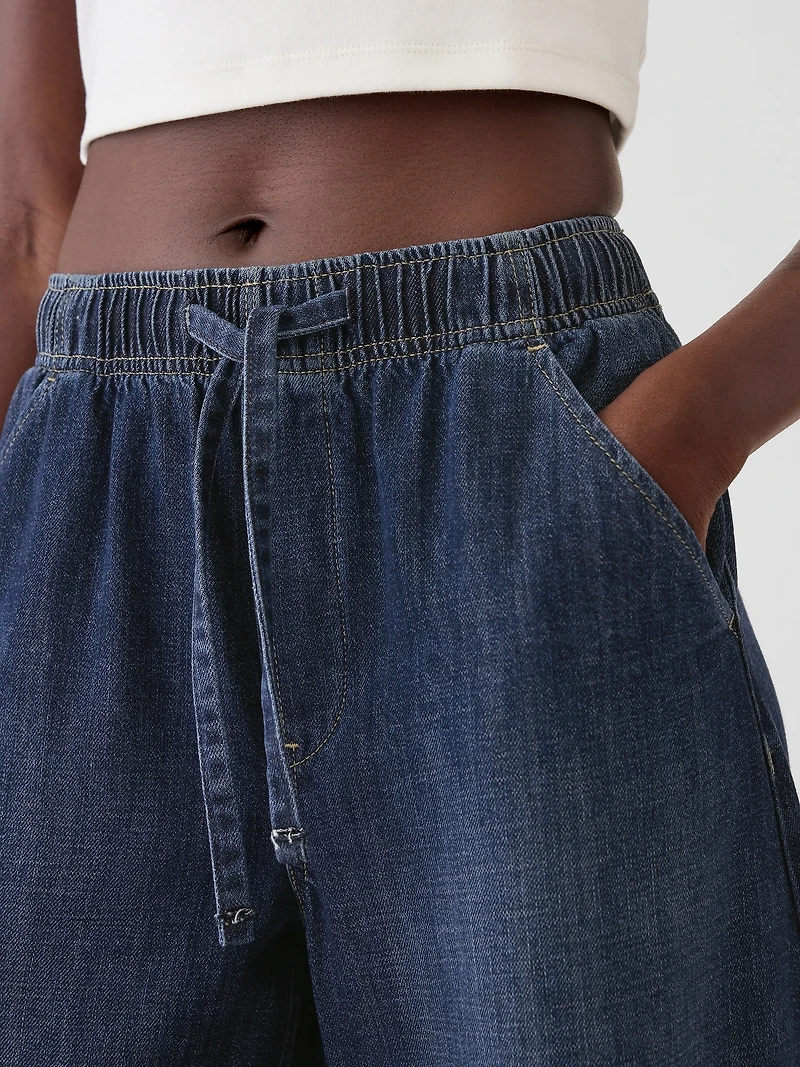 Mid Rise Easy Horseshoe Jeans