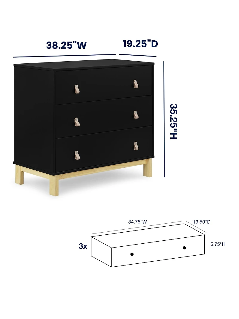 babyGap Legacy Pulls 3 Drawer Dresser