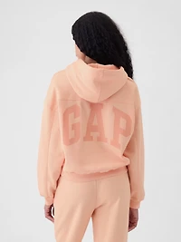 VintageSoft Crop Hoodie