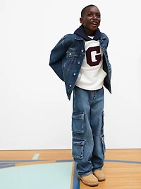 Kids VintageSoft Varsity Hoodie