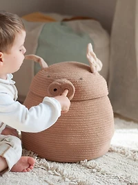 Lorena Canals Storage Basket Peggy The Pig