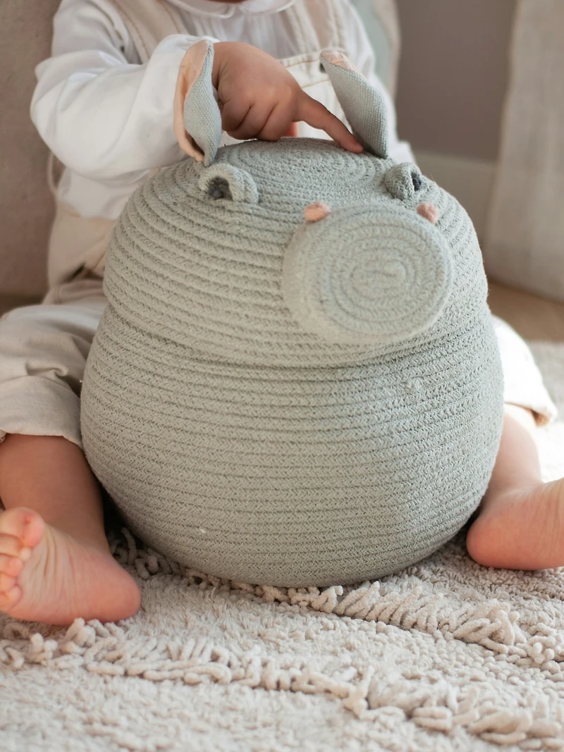 Lorena Canals Storage Basket Henry The Hippo
