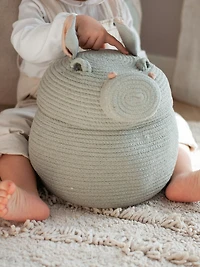 Lorena Canals Storage Basket Henry The Hippo