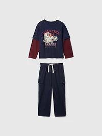 Baby & Toddler Mix Match Cargo Outfit Set