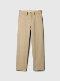 Kids Lined Modern Loose Khakis