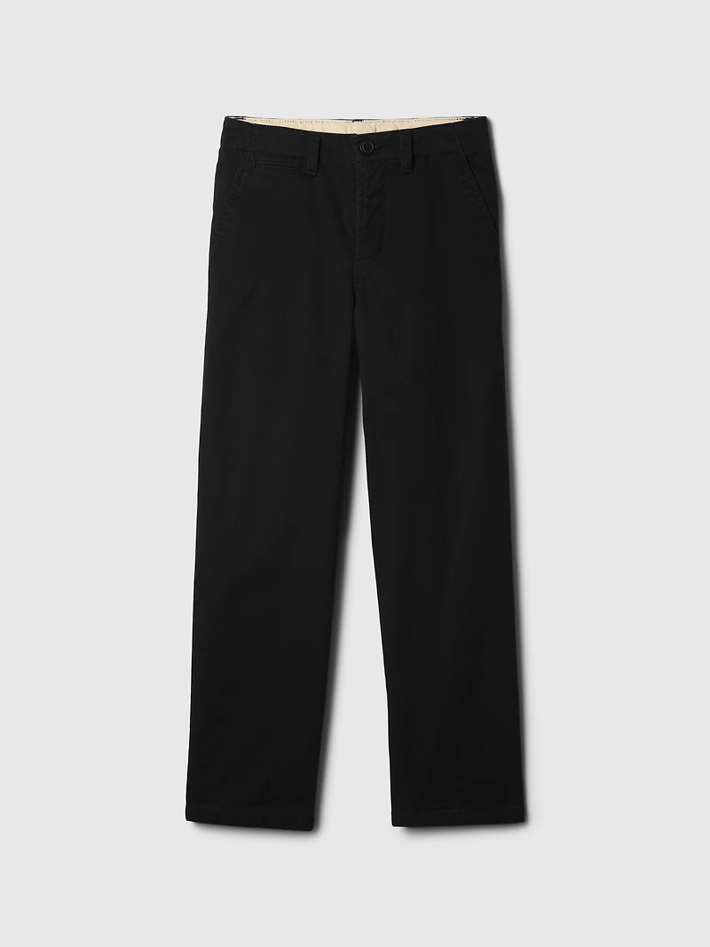 Kids Lined Modern Loose Khakis