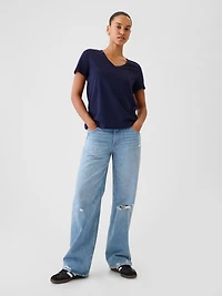 Organic Cotton VintageSoft V-Neck T-Shirt