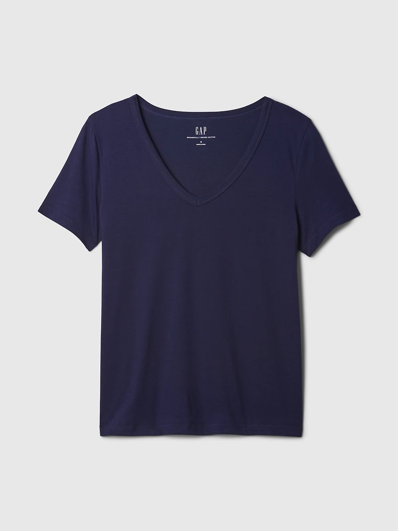 Organic Cotton VintageSoft V-Neck T-Shirt