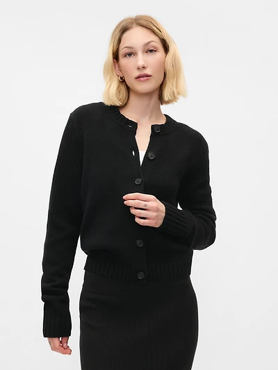 CashSoft Crop Cardigan