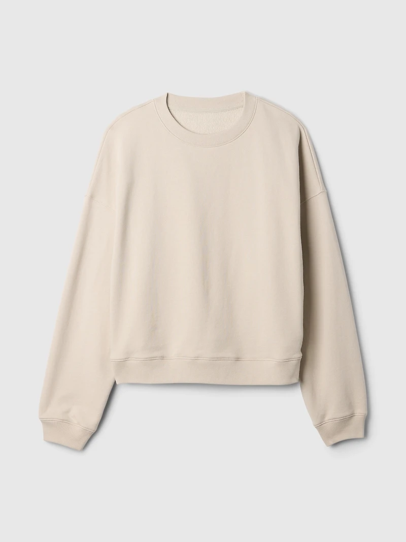 French Terry Wedge Sweatshirt