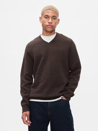 CashSoft V-Neck Sweater