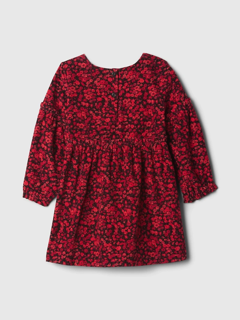 Baby & Toddler Ruffle Corduroy Dress