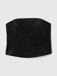 Velvet Crop Tube Top