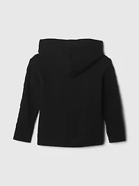 Baby & Toddler Hooded Cable-Knit Sweater