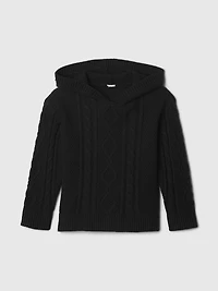 Baby & Toddler Hooded Cable-Knit Sweater