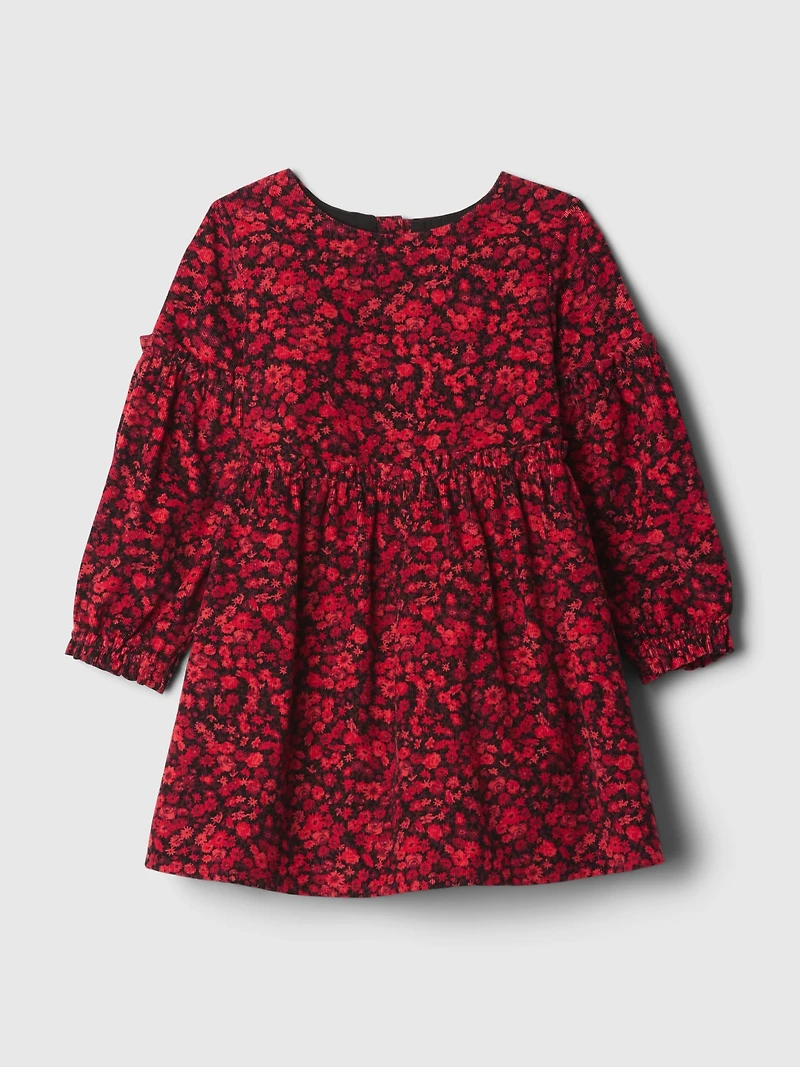 Baby & Toddler Ruffle Corduroy Dress